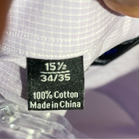 DAVID DONAHUE TRIM FIT LONG SLEEVE CHECKERED BUTTON DOWN SHIRT - Picture 7 of 8